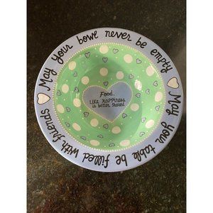 Lorrie Veasey 11" W Heart Food Sharing Bowl, Our Name is Mud